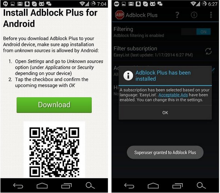 picture of  How to block Advertisements on your Android phone